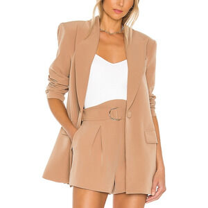 Camila Coelho 'Morena' Tan Blazer Size S